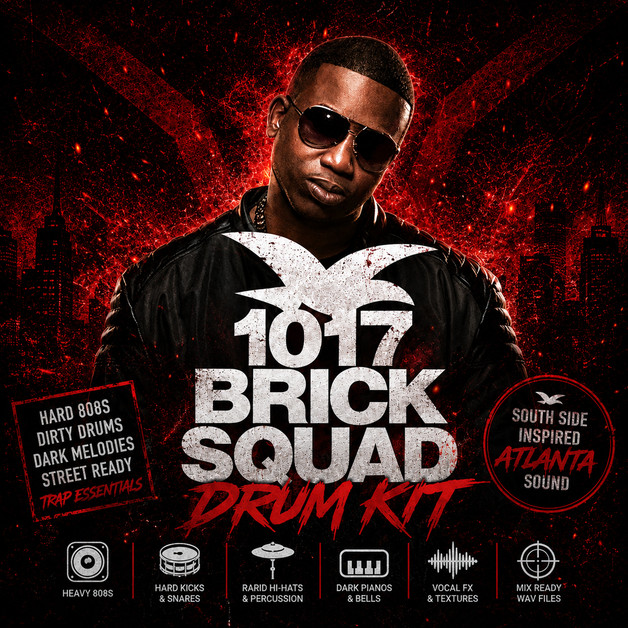 1017 BRICKSQUAD Drum Kit